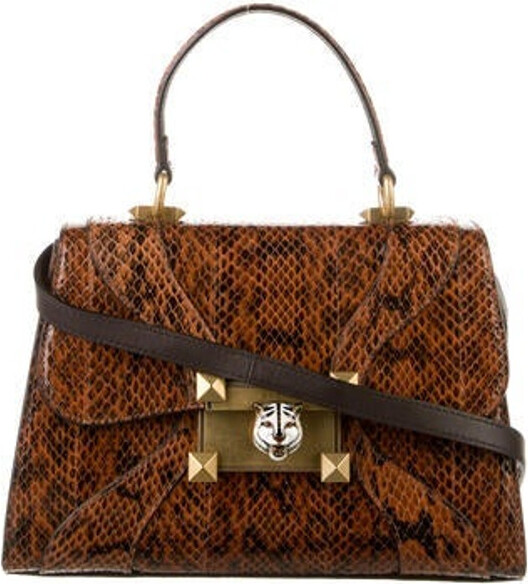 Gucci Snakeskin Osiride Top Handle Bag w/ Tags - ShopStyle