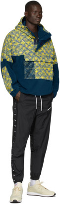 Nike Blue and Yellow Fleece ACG Anorak Jacket