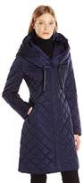 Thumbnail for your product : T Tahari Women's Amy Diamond Quilted Hooded Coat