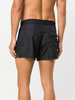 Thumbnail for your product : Versace logo swim shorts