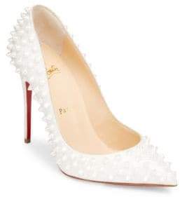 Christian Louboutin Follies Spikes 100 Patent Leather Pumps