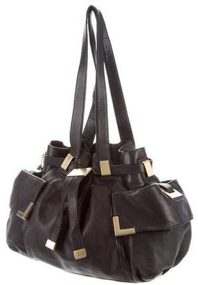 Michael Kors Leather Drawstring Bag