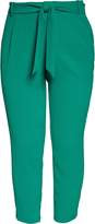 Thumbnail for your product : ELOQUII Tie Waist Slim Fit Trousers