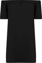 Thumbnail for your product : boohoo Frill Off Shoulder Shift Dress