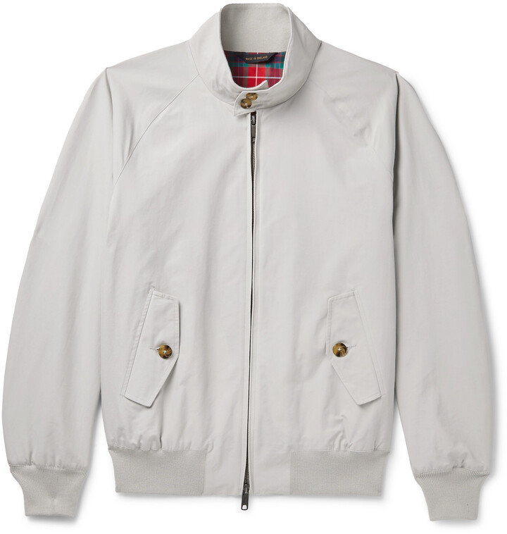 dark grey harrington jacket