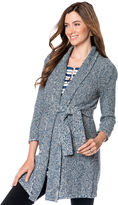 Thumbnail for your product : A Pea in the Pod Sash Belt Maternity Sweater Coat