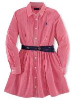 Thumbnail for your product : Ralph Lauren CHILDRENSWEAR Girls 7-16 Collared Button-Down Dress