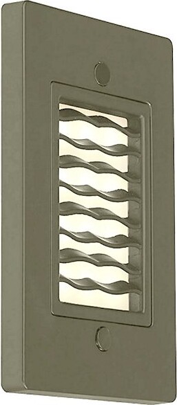 Bruck Lighting Vertical Wave Step Light in Silver