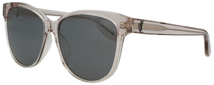 saint laurent slm23k nude sunglasses