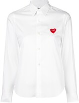 Thumbnail for your product : Comme des Garçons PLAY Embroidered Heart Shirt