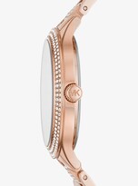 Thumbnail for your product : Michael Kors Pavé Rose Gold-Tone Watch