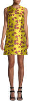 Thumbnail for your product : Alice + Olivia Coley Sleeveless Floral-Jacquard A-Line Dress