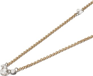 We by WHITEbIRD 18kt yellow gold and platinum Gaëlle diamond necklace