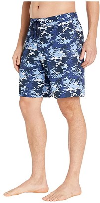 Southern Tide Graffiti Camo Water Shorts (True Navy) Men's Swimwear