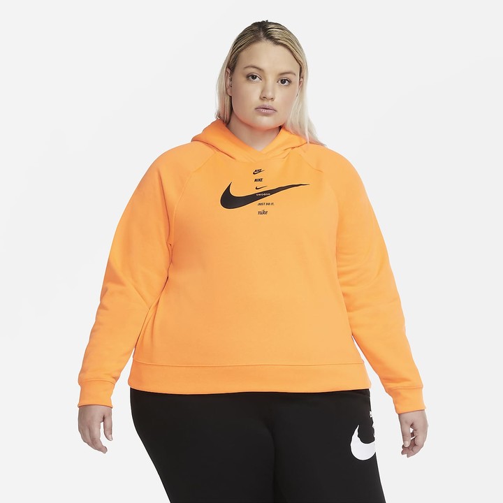 orange nike sweatshirt
