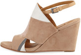 Thumbnail for your product : Coclico Jordy Colorblock Wedge Sandal, Beige