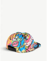 Thumbnail for your product : Moschino Crazy Fruits printed cotton snapback cap