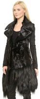 Thumbnail for your product : Donna Karan Belted Fur Coat