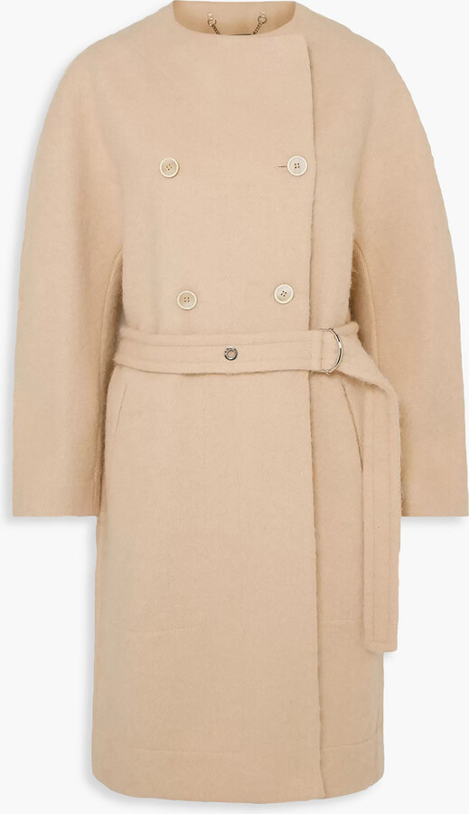 chloe wool blend coat
