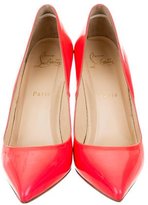 Thumbnail for your product : Christian Louboutin Leather Pointed-Toe Pumps