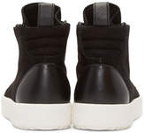Thumbnail for your product : Giuseppe Zanotti Black Suede May London High-Top Sneakers