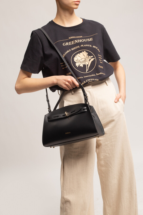 Furla Margherita Shoulder Bag Women's Black - ShopStyle
