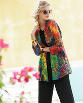 Thumbnail for your product : Caroline Rose Living Color Soft Lace Jacket, Long Tank & Stretch-Knit Slim Pants, Women's