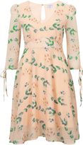 Thumbnail for your product : Wolfwhistle Wolf & Whistle Peach Floral Tea Dress