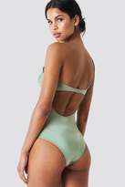 Thumbnail for your product : Trendyol Ring Detailed Swimsuit Green