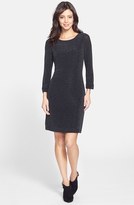 Thumbnail for your product : Andrew Marc Glitter Knit Shift Dress