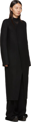 Rick Owens Black Tusk Coat
