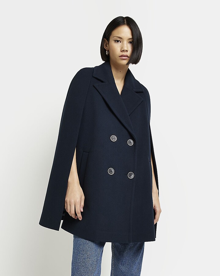 calvin klein wool cape