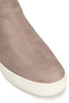 Thumbnail for your product : Vince Newlyn Nubuck High-top Slip-on Sneakers