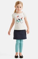 Thumbnail for your product : Tea Collection 'Pedals Petals' Graphic Tee (Toddler Girls, Little Girls & Big Girls)