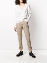 Thumbnail for your product : Brunello Cucinelli Striped Cashmere Jumper