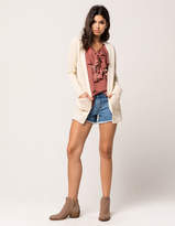 Thumbnail for your product : Full Tilt Essential Lace Up Back Womens Cardigan
