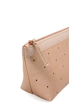 Country Road Perforated Contrast Pouch