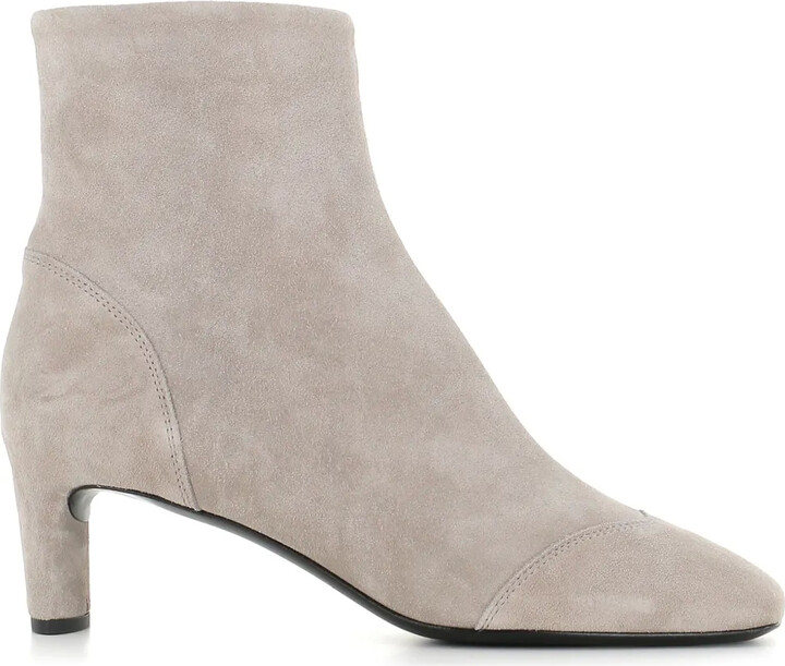 Del Carlo 55mm Suede Ankle Boots