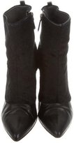 Thumbnail for your product : Reed Krakoff Ponyhair Pointed-Toe Ankle Boots