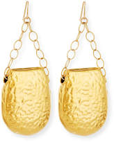 Thumbnail for your product : Devon Leigh Hammered Chain Drop Earrings