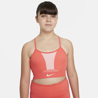 Nike Swoosh Big Kids’ (Girls’) Reversible Sports Bra (Extended Size)