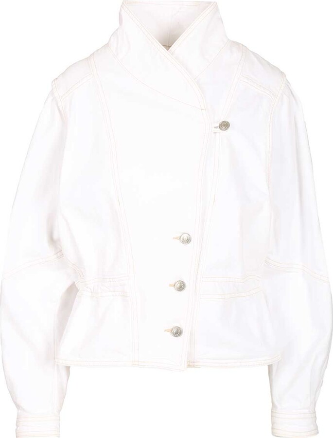 Isabel Marant Denim Jacket Jackets White