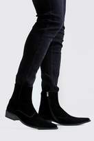 Thumbnail for your product : boohoo Imitation Suede Western Boot