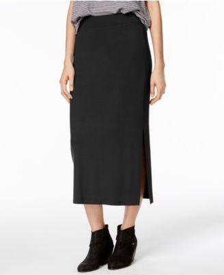 Eileen Fisher Stretch Jersey Pull-On Midi Skirt