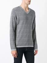 Thumbnail for your product : Armani Collezioni patterned V-neck T-shirt