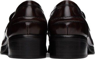 【関税込み】Eckhaus Latta ブラウン Latta ローファー Eckhaus Latta Stacked Loafers in Brown/Rust U.S 9 | eBay