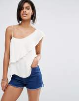 Thumbnail for your product : Vero Moda One Shoulder Ruffle Top