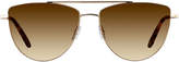Thumbnail for your product : Garrett Leight Zephyr Side-Shield Gradient Sunglasses