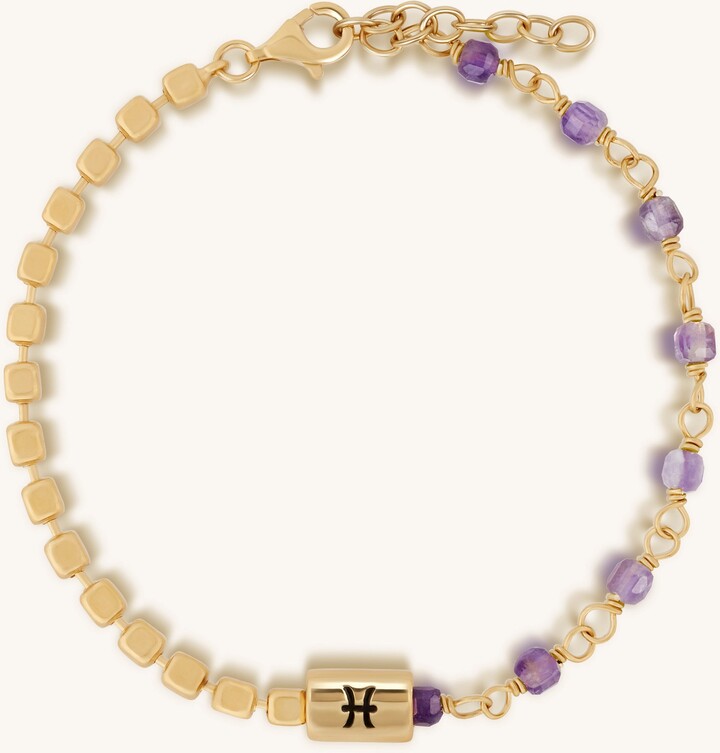 Karma and Luck Intuitive Dreamer Pisces Amethyst Bracelet
