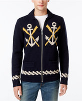 Thumbnail for your product : Tommy Hilfiger Men's Naval-Themed Zip-Front Cardigan